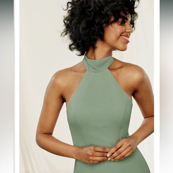 Amsale Sophia Black Gown - Picture 2 of 14